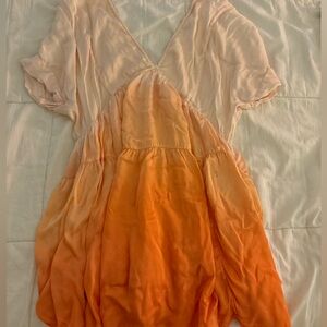 Orange Ombre Dress